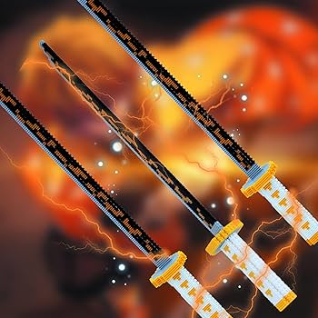 Amazon.com: 392Pcs Zenitsu Sword Splicing Building Block Model